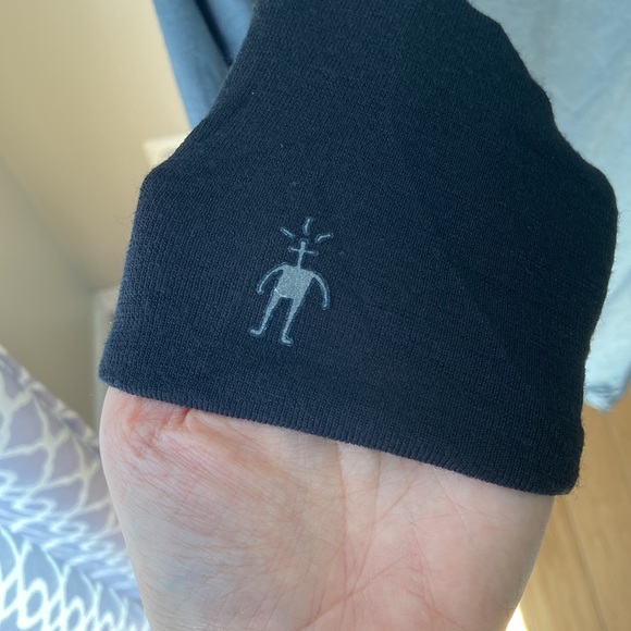 Smartwool 100% Merino Wool Gray/Black 1/4 Zip Men’s Pullover - Picture 4 of 7